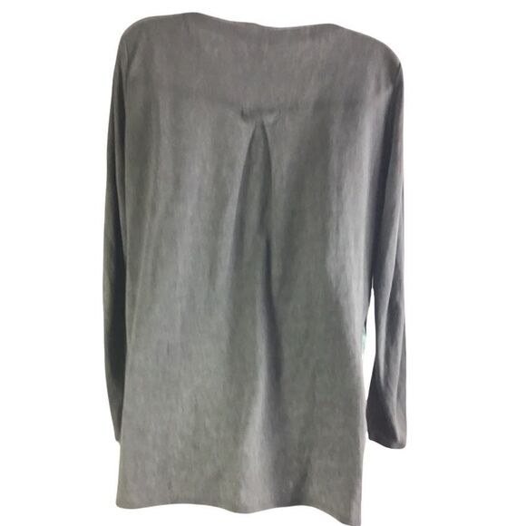 Anthropologie Akemi + Kin Fauna Henley Gray Jungle Cat Theme - Picture 6 of 9